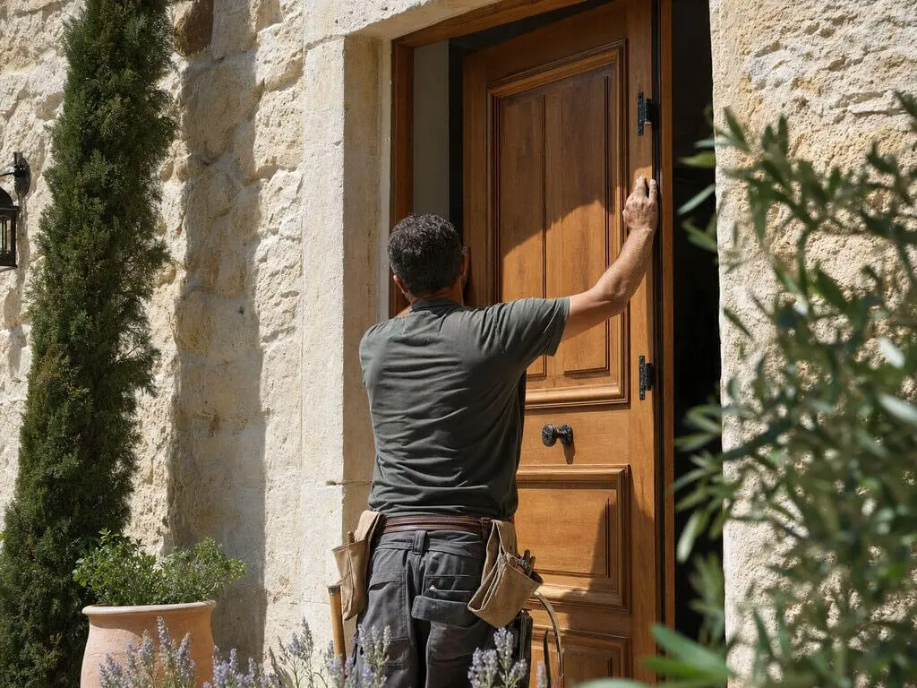 Pose de portes entrée et intérieur